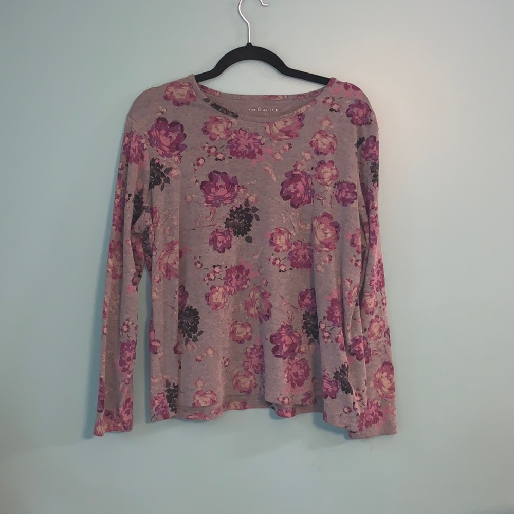Tshirt long sleeve flower